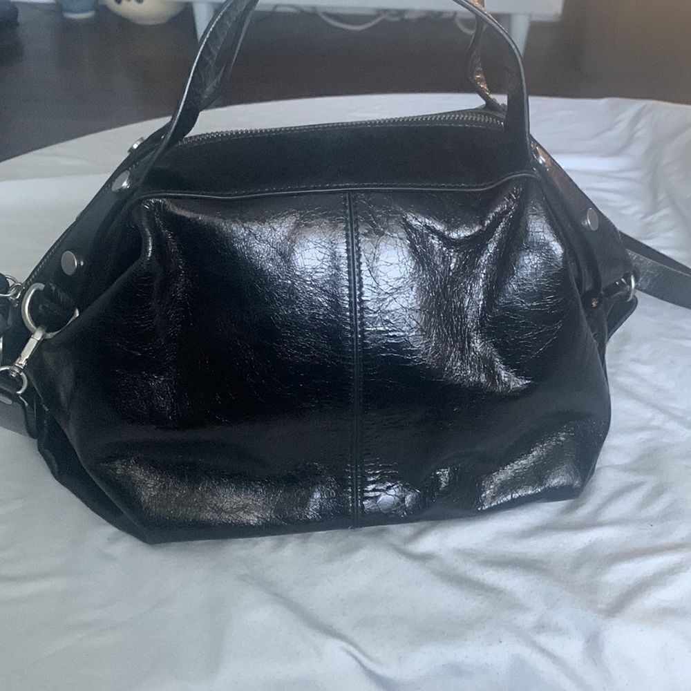 Treasure & Bond Black Leather Stud Bag